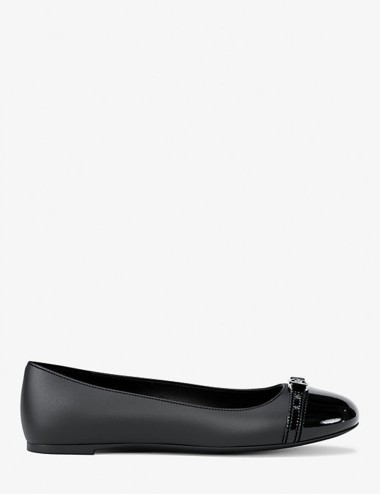 Mandy Leather Moccasin black