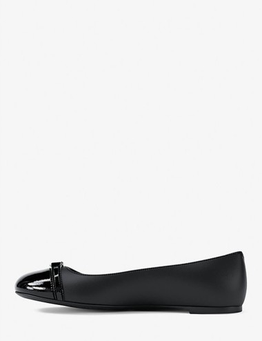 Mandy Leather Moccasin black