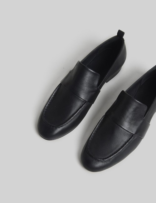 Mocassino in pelle Pat nero