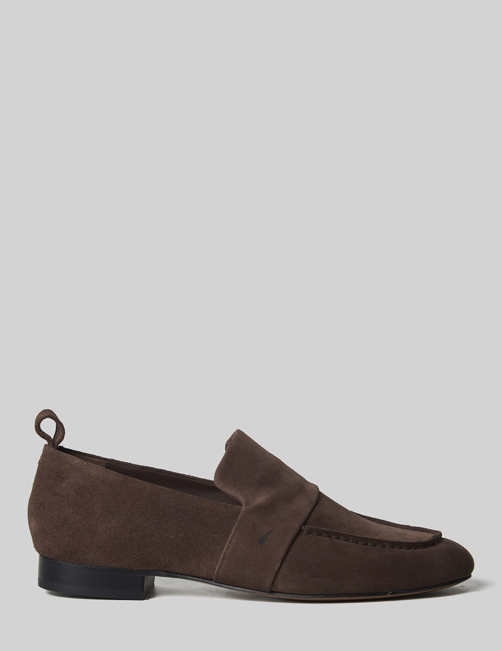 Mocassino scamosciato Pat cacao