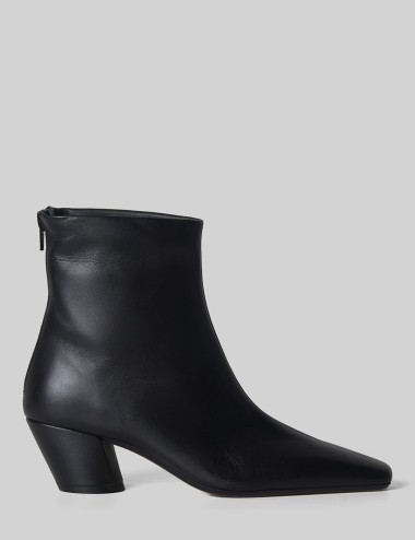 Stivaletto in pelle Beatrice maxime nero