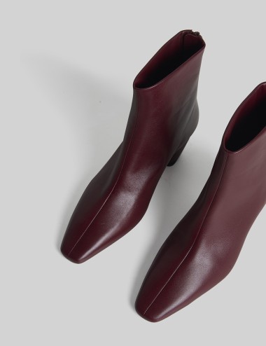 Stivaletto in pelle Beatrice maxime bordeaux