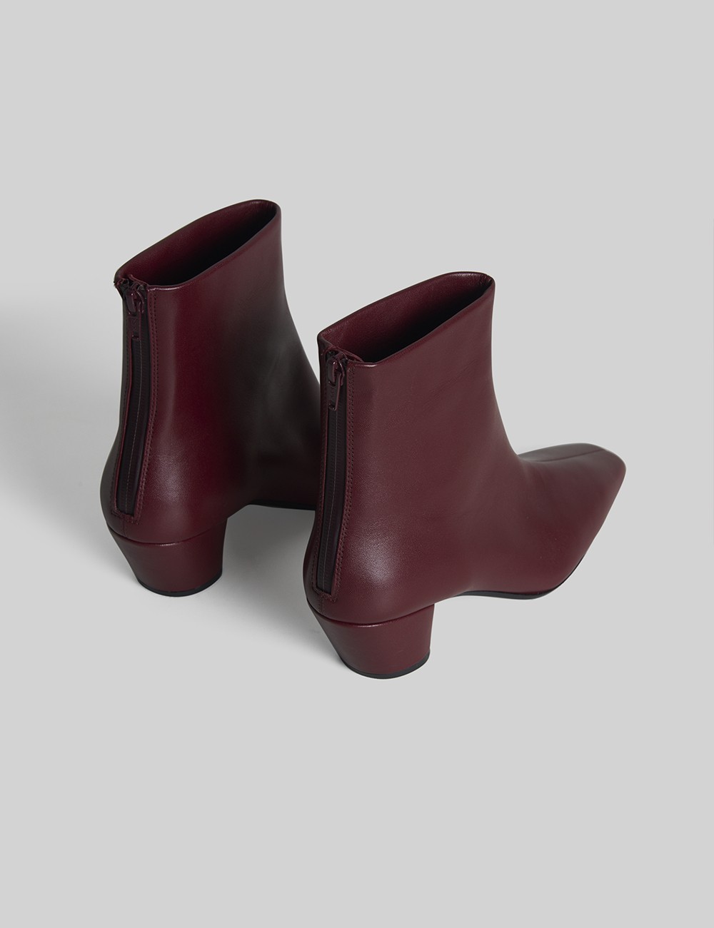 Stivaletto in pelle Beatrice maxime bordeaux