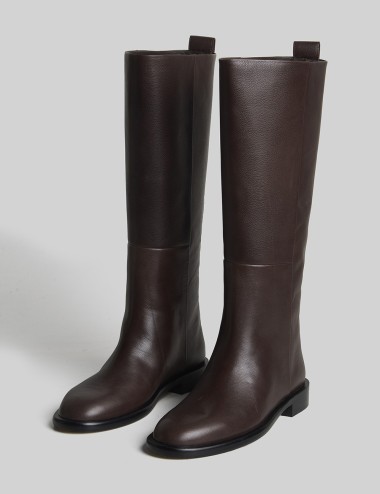 Stivale in pelle Wade malaga cacao