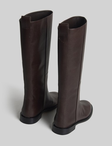 Stivale in pelle Wade malaga cacao