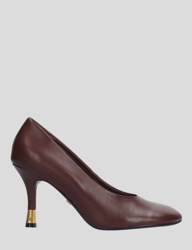 GALATEA PUMPS 85 in leather burgundy