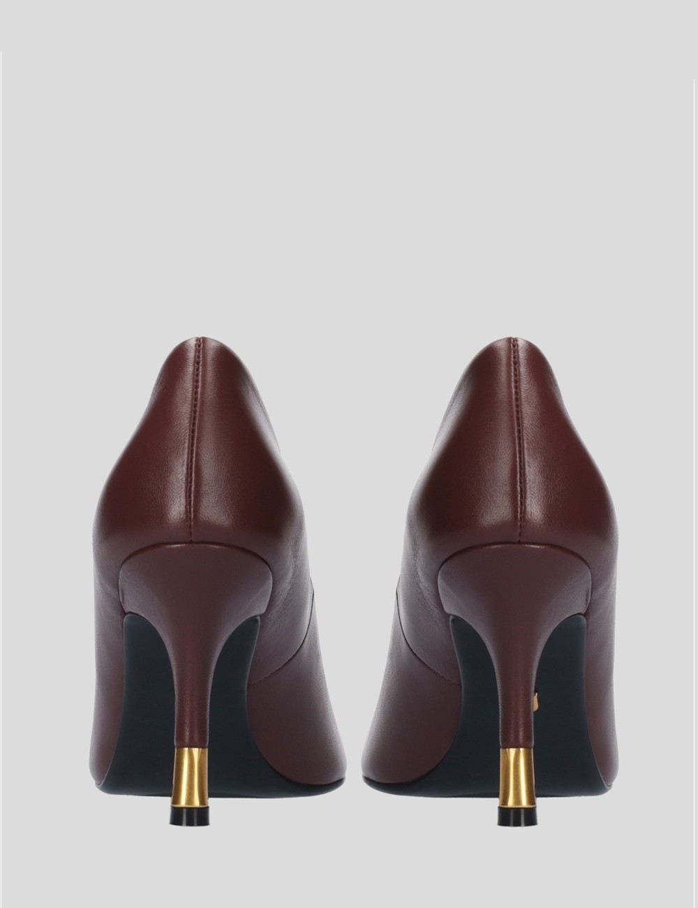 Scarpa con tacco in pelle GALATEA PUMPS 85 burgundy