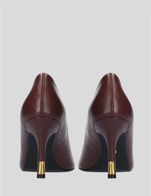 GALATEA PUMPS 85 in leather burgundy