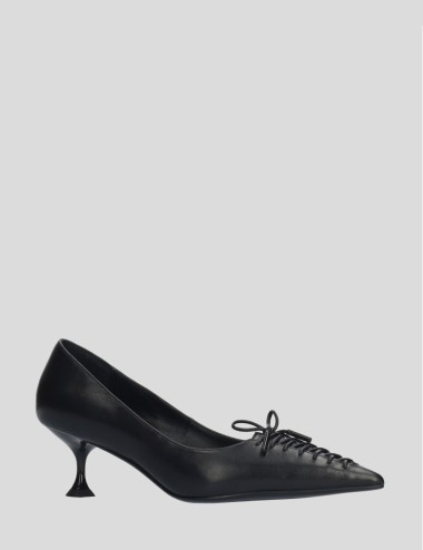 Scarpa con tacco NAVARI PUMPS 55 nera