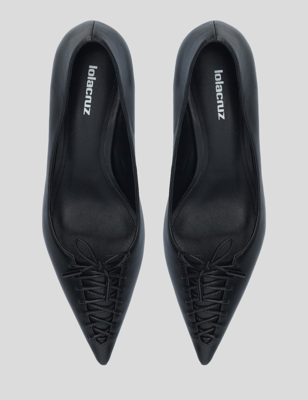 Scarpa con tacco NAVARI PUMPS 55 nera