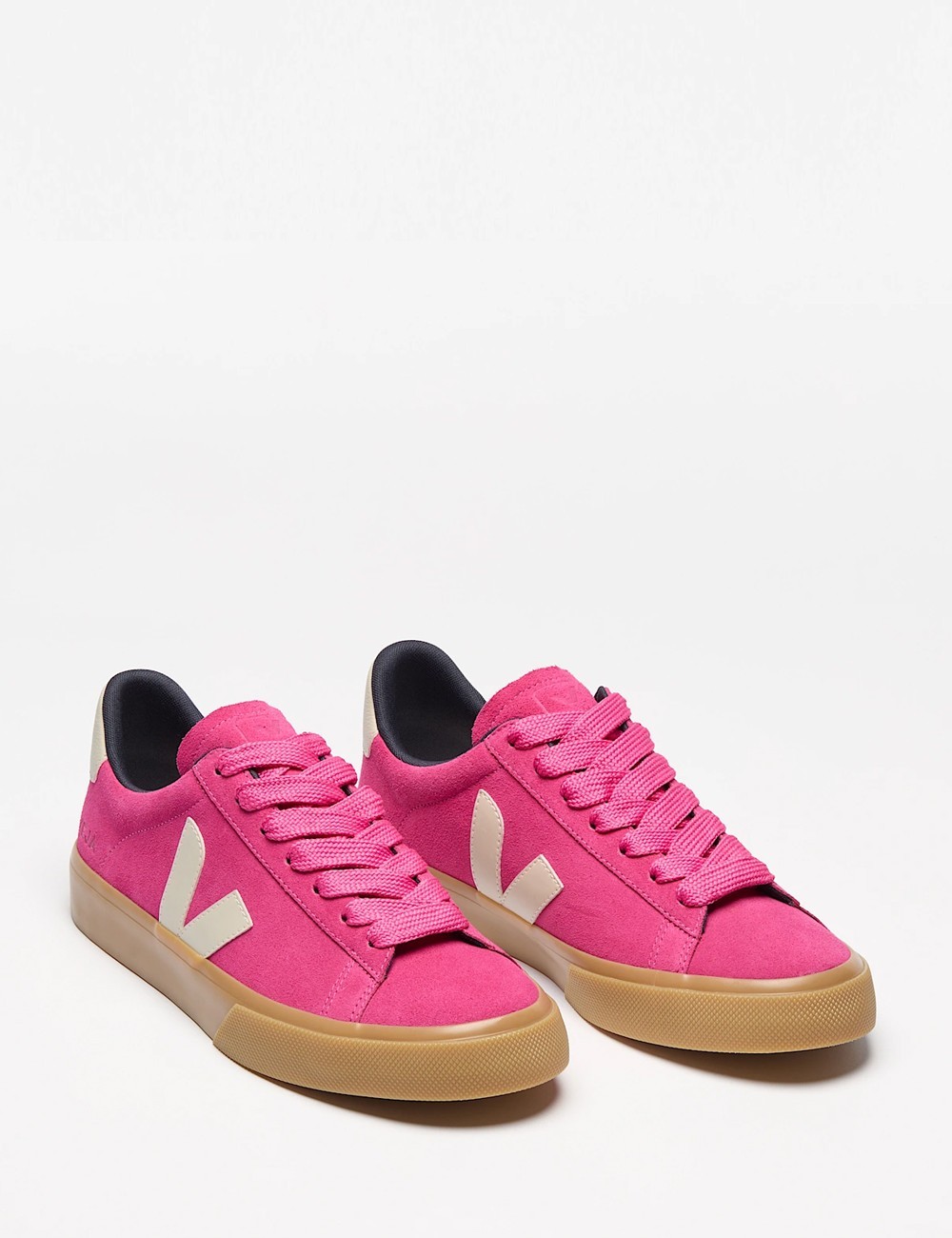 SNEAKERS CAMPO BOLD SUEDE PINK PIERRE NATURAL
