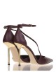 Scarpa con tacco in nappa Helen merlot