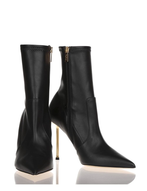 Stivaletto in nappa HELEN STRETCH nero