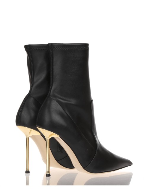 Stivaletto in nappa HELEN STRETCH nero