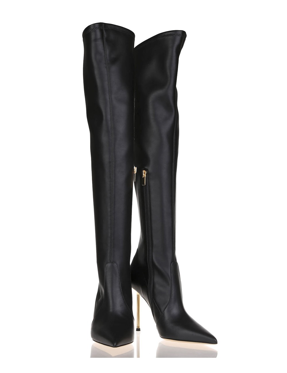 Stivali in nappa HELEN STRETCH nero