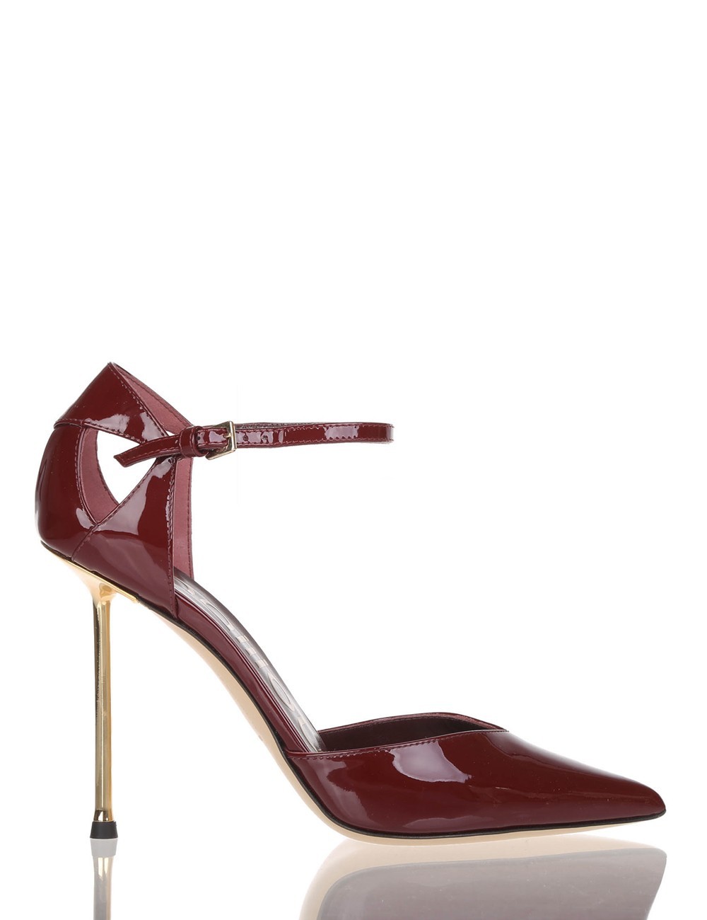 Decolleté in vernice HELEN Bordeaux