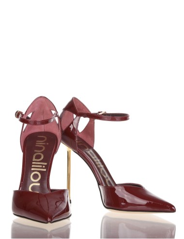 Decolleté in vernice HELEN Bordeaux