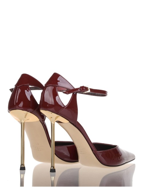 Decolleté in vernice HELEN Bordeaux