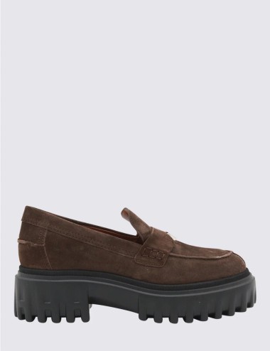 Loafers H700 suede Brown