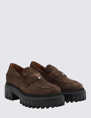 Loafers H700 suede Brown