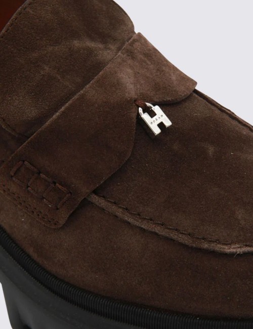 Loafers H700 suede Brown