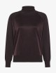 Cupro Turtleneck Wom Soft Knit bordeaux