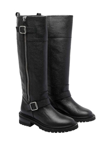 Stivali in pelle Negus nero