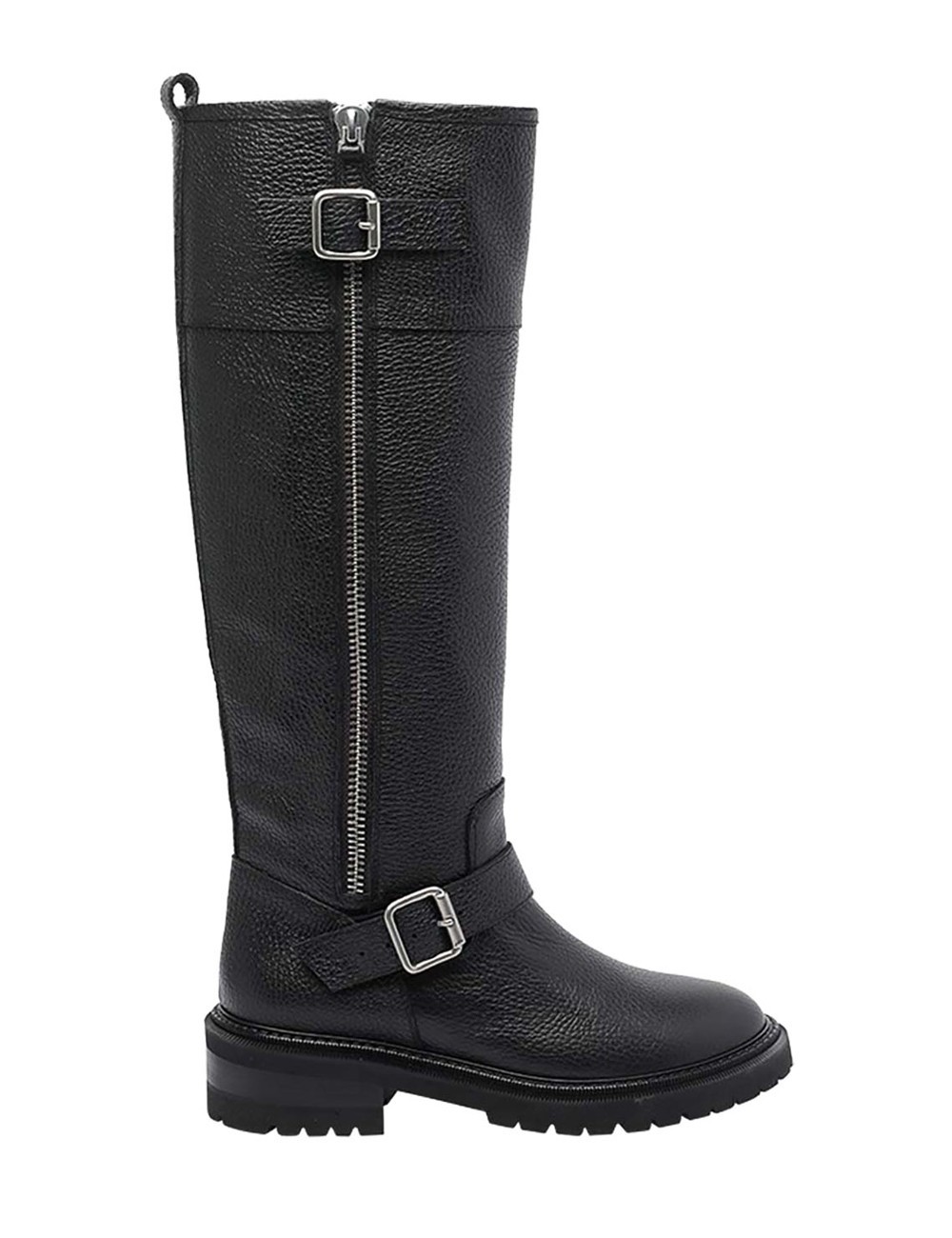 Stivali in pelle Negus nero