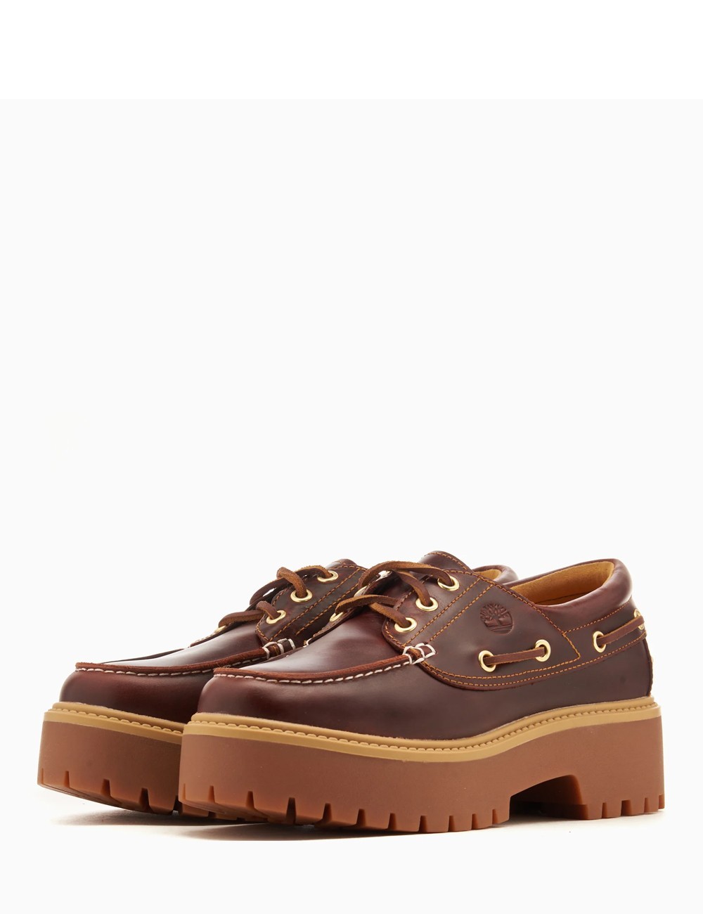 Scarpa da barca Stone Street Boat marrone