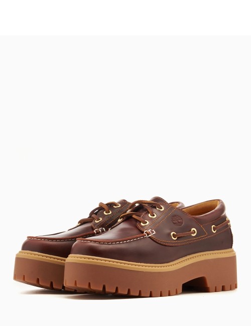 Scarpa da barca Stone Street Boat marrone