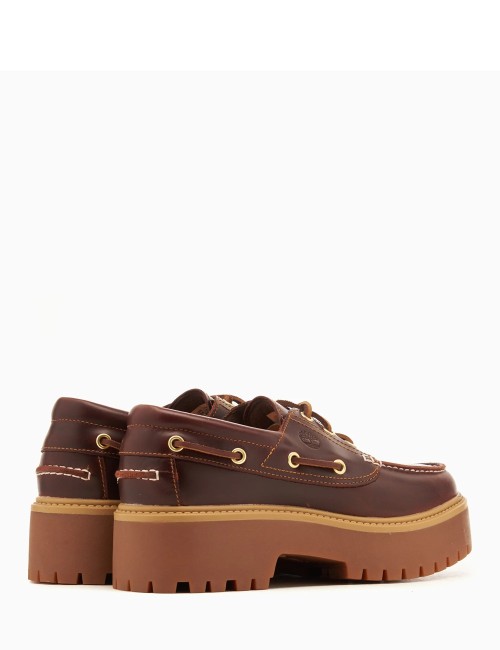 Scarpa da barca Stone Street Boat marrone