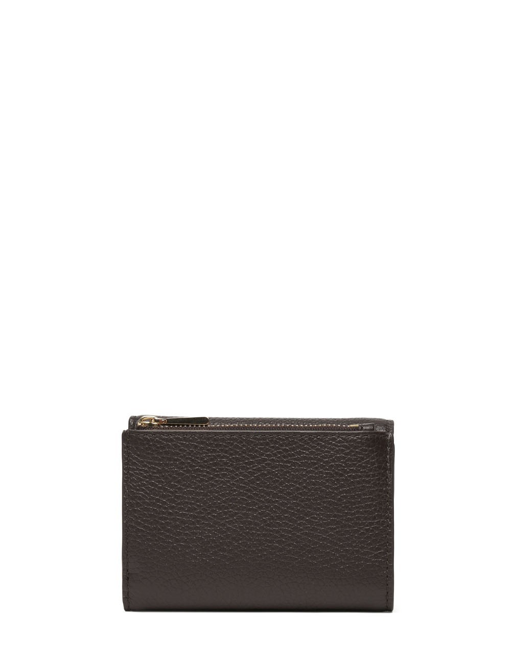 Bryant Medium Pebbled Leather Wallet chocolate