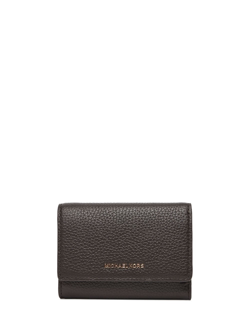 Bryant Medium Pebbled Leather Wallet chocolate