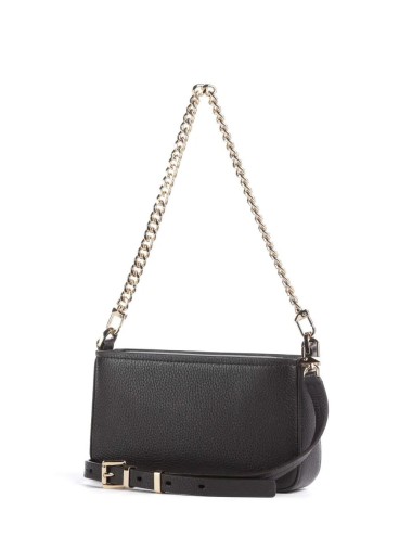 Pochette convertibile Bryant piccola in pelle martellata cioccolato