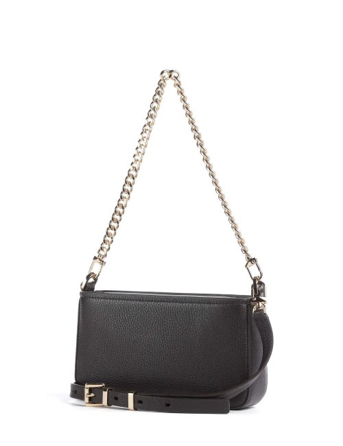 Bryant Small Pebbled Leather Convertible Pochette chocolate