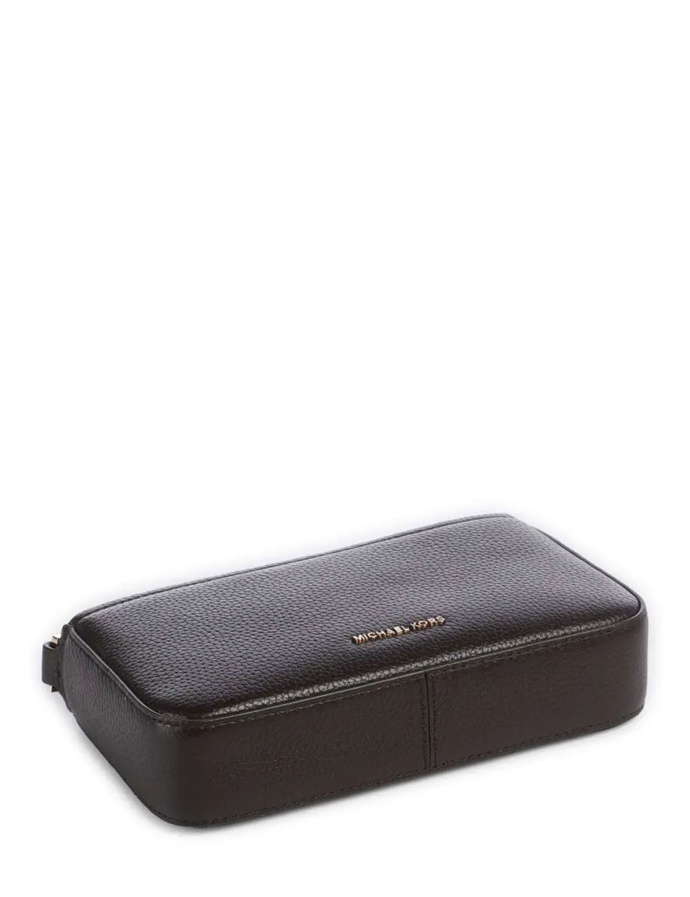 Pochette convertibile Bryant piccola in pelle martellata cioccolato