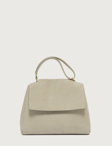 Sveva Nabucco medium nubuck leather shoulder bag rock