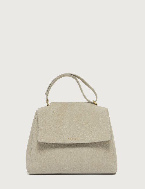 Sveva Nabucco medium nubuck leather shoulder bag rock