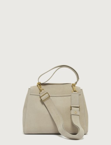 Sveva Nabucco medium nubuck leather shoulder bag rock