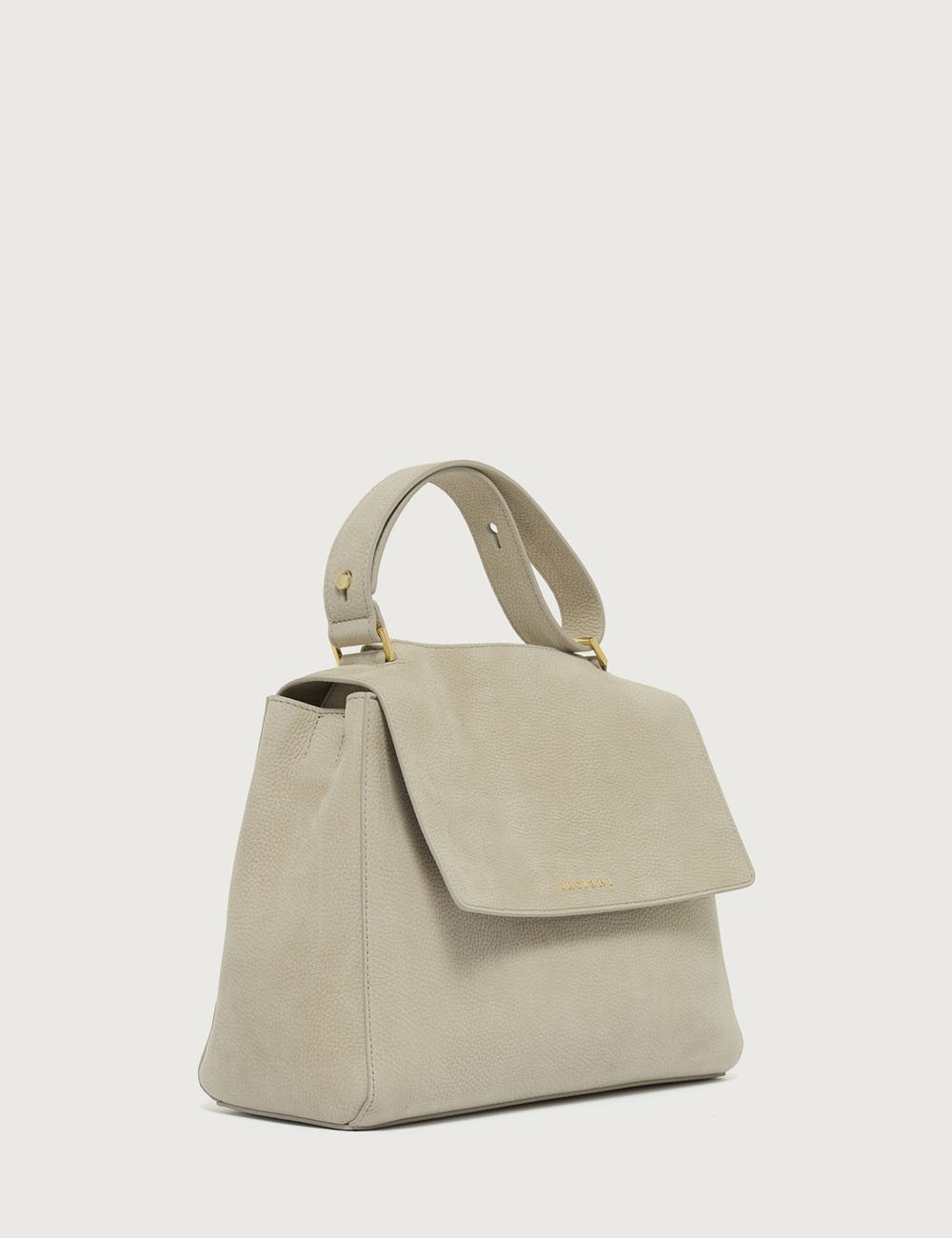 Sveva Nabucco medium nubuck leather shoulder bag rock