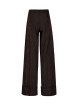 Pantalone in velluto a coste largo wenge