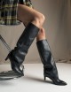 Alissa Boot  in leather black