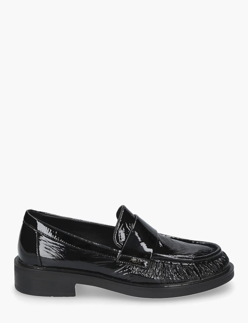 Mocassino in vernice Romy Nero