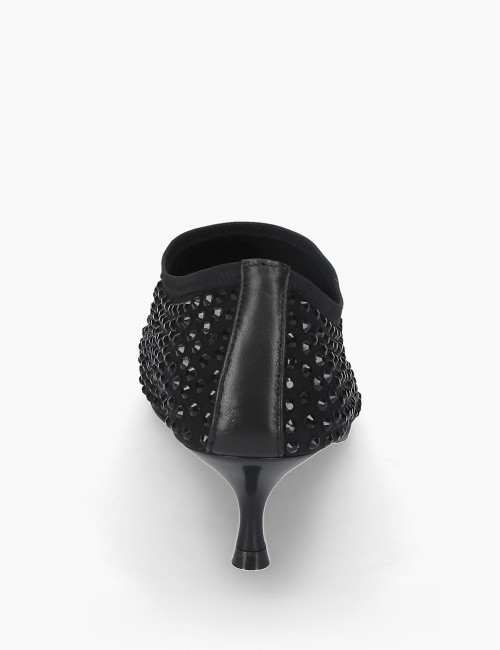 Pump Miss Strass Nera