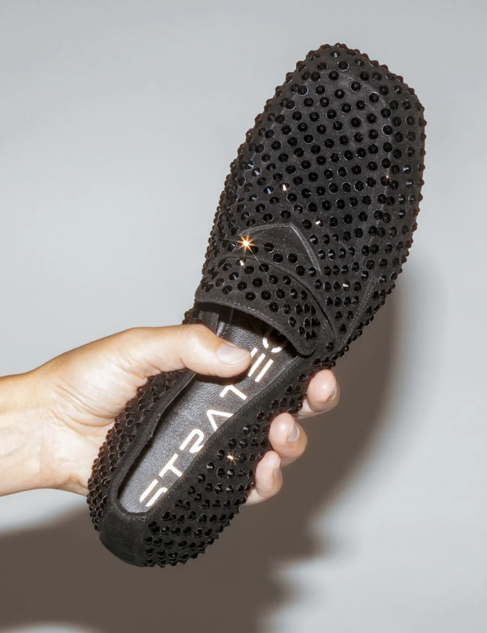 Mocassino Vanity Strass Nero