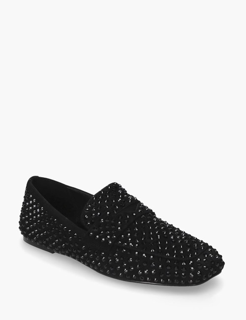 Mocassino Vanity Strass Nero