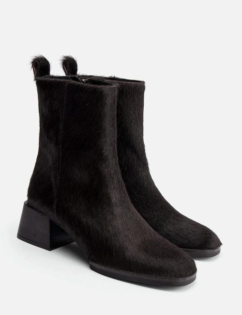 Tangy Ankle Boots brown pony hair leather