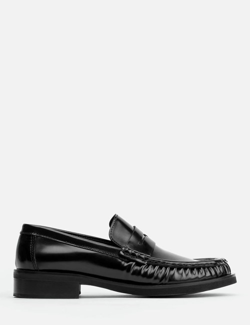 Leona Loafers abrasivato nero