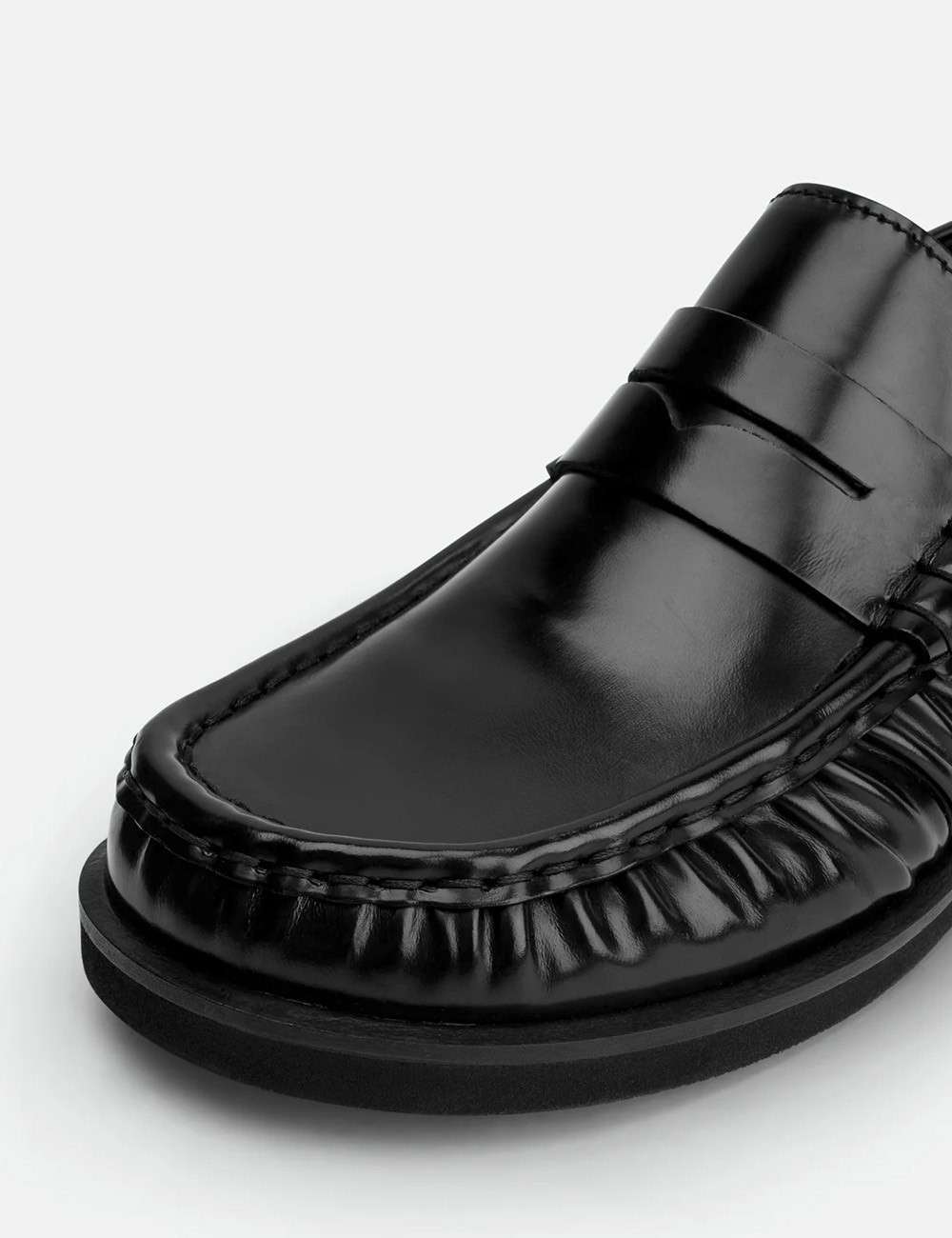 Leona Loafers abrasivato nero