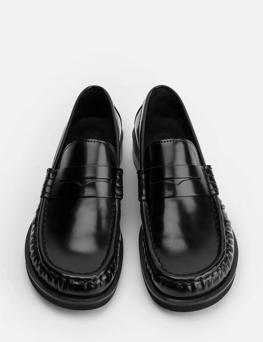 Leona Loafers abrasivato nero